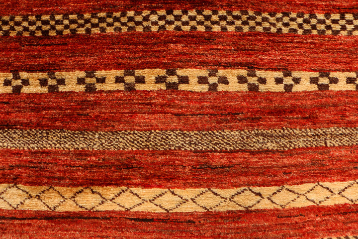 Orange Red Gabbeh 2' 7 x 4' - No. 34152 - ALRUG Rug Store