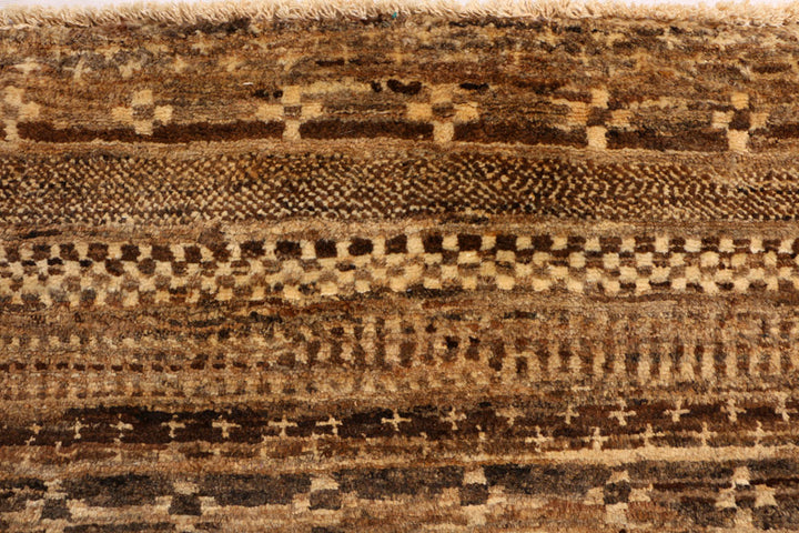 Saddle Brown Gabbeh 2' 6 x 11' 11 - No. 34166 - ALRUG Rug Store