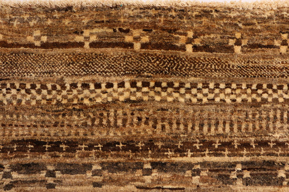 Saddle Brown Gabbeh 2' 6 x 11' 11 - No. 34166 - ALRUG Rug Store