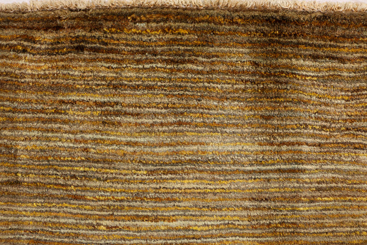 Dark Khaki Gabbeh 5' 5 x 8' 3 - No. 34180 - ALRUG Rug Store