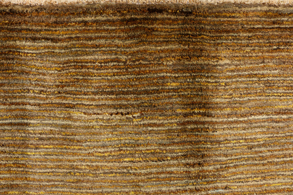Dark Khaki Gabbeh 5' 5 x 8' 3 - No. 34180 - ALRUG Rug Store