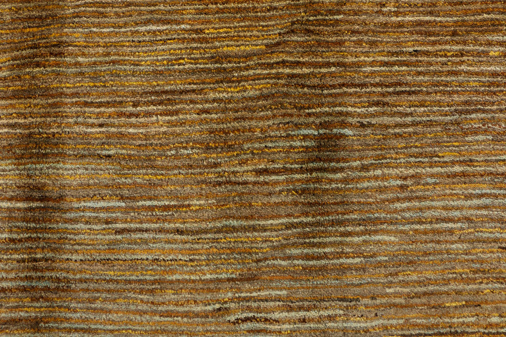Dark Khaki Gabbeh 5' 5 x 8' 3 - No. 34180 - ALRUG Rug Store