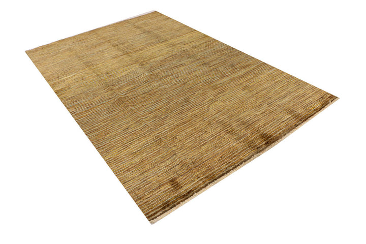 Dark Khaki Gabbeh 5' 5 x 8' 3 - No. 34180 - ALRUG Rug Store