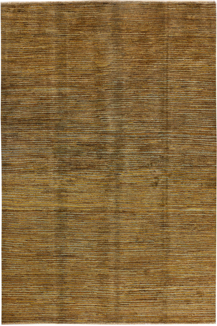 Dark Khaki Gabbeh 5' 5 x 8' 3 - No. 34180 - ALRUG Rug Store