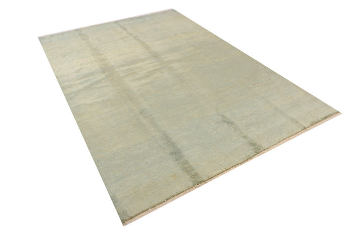 Dark Sea Green Gabbeh 5' 8 x 8' 2 - No. 34181 - ALRUG Rug Store