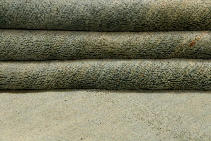 Dark Sea Green Gabbeh 5' 8 x 8' 2 - No. 34181 - ALRUG Rug Store