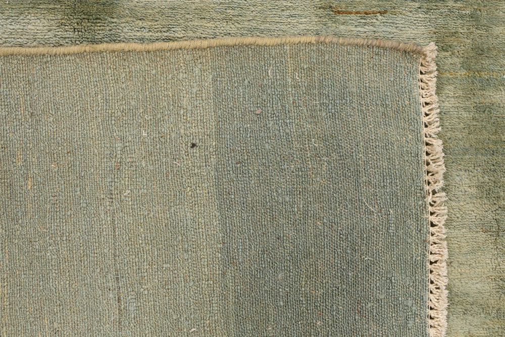 Dark Sea Green Gabbeh 5' 8 x 8' 2 - No. 34181 - ALRUG Rug Store