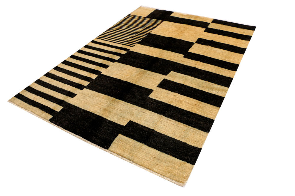 Navajo White Gabbeh 5' 7 x 7' 9 - No. 34185 - ALRUG Rug Store