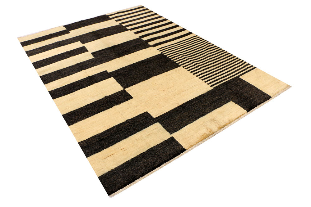 Navajo White Gabbeh 5' 7 x 7' 9 - No. 34185 - ALRUG Rug Store