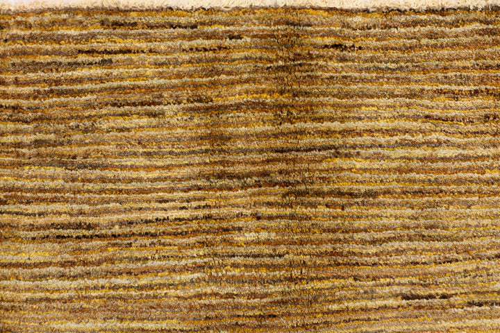 Dark Goldenrod Gabbeh 4' 11 x 6' 11 - No. 34191 - ALRUG Rug Store