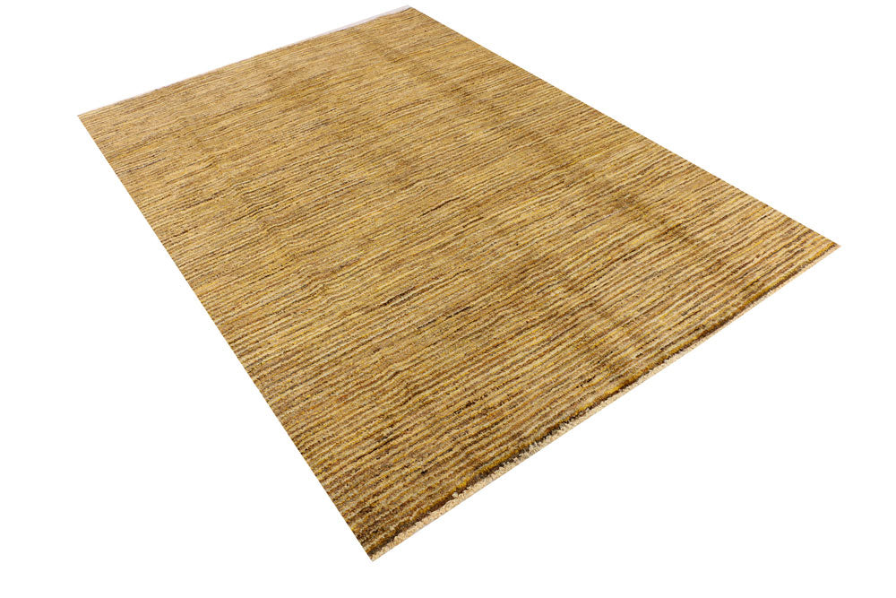 Dark Goldenrod Gabbeh 4' 11 x 6' 11 - No. 34191 - ALRUG Rug Store