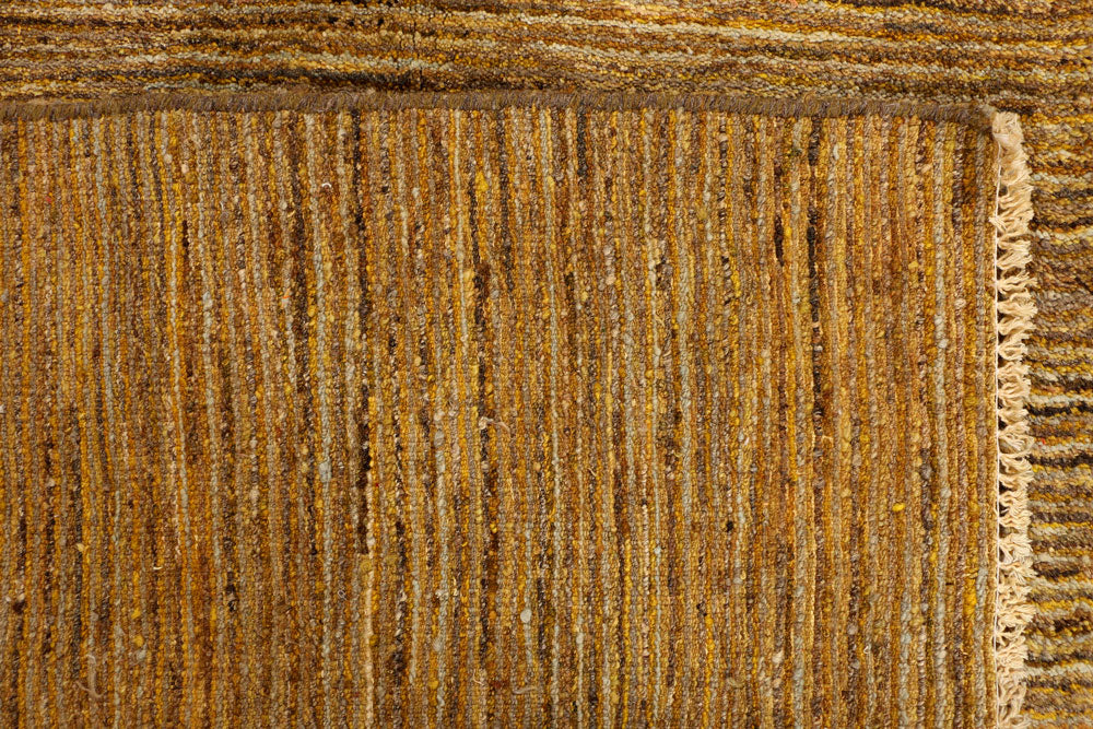 Dark Goldenrod Gabbeh 4' 11 x 6' 11 - No. 34191 - ALRUG Rug Store