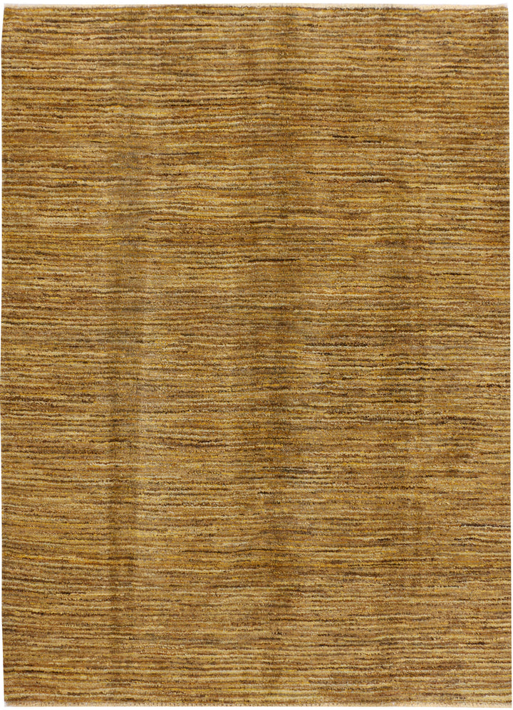 Dark Goldenrod Gabbeh 4' 11 x 6' 11 - No. 34191 - ALRUG Rug Store