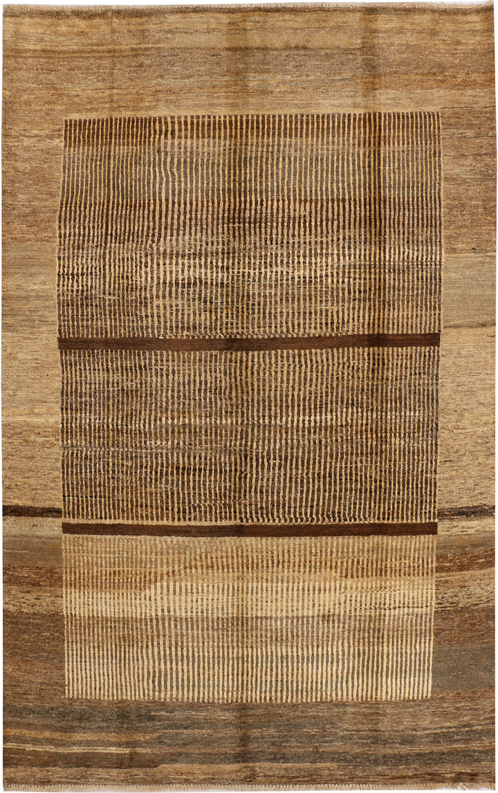 Tan Gabbeh 5' 6 x 8' 2 - No. 34192 - ALRUG Rug Store