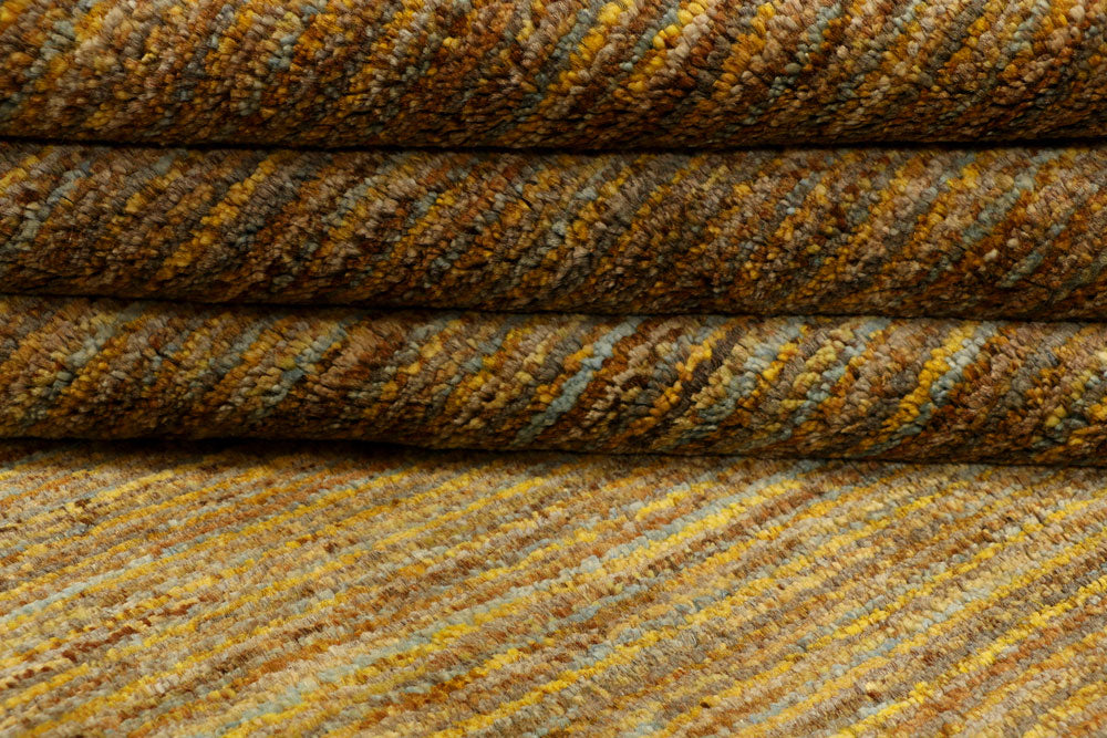 Dark Goldenrod Gabbeh 5' 7 x 8' 2 - No. 34193 - ALRUG Rug Store