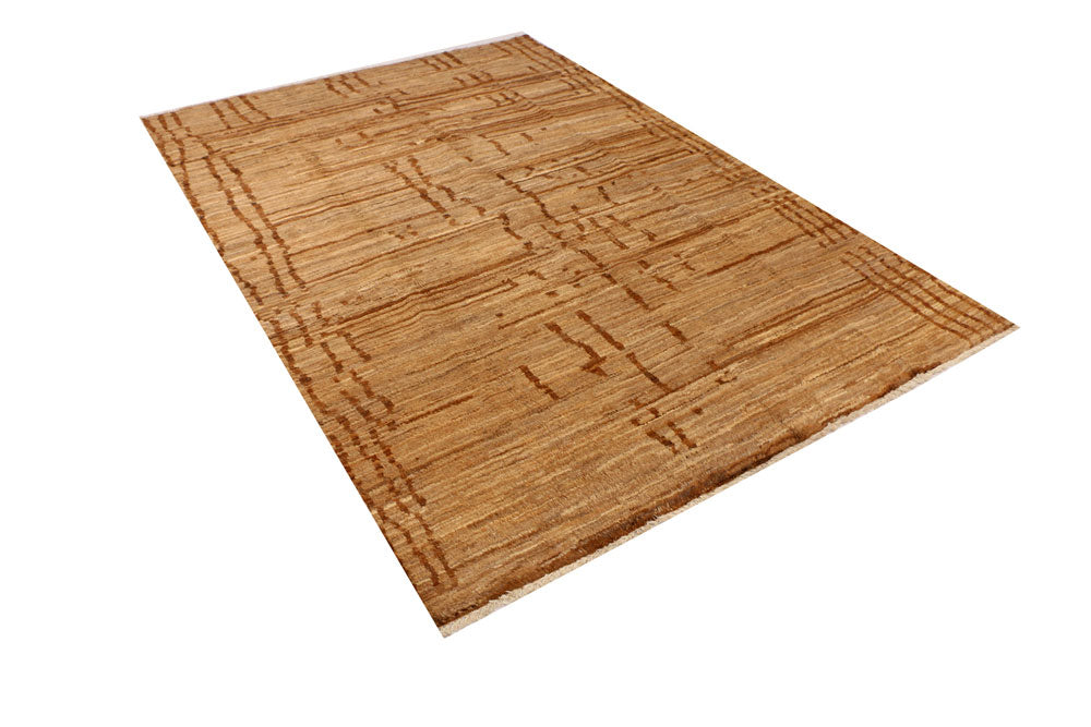 Burlywood Gabbeh 5' 3 x 7' 10 - No. 34196 - ALRUG Rug Store