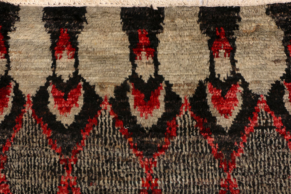 Multi Colored Ikat 5' 11 x 9' - No. 34202 - ALRUG Rug Store