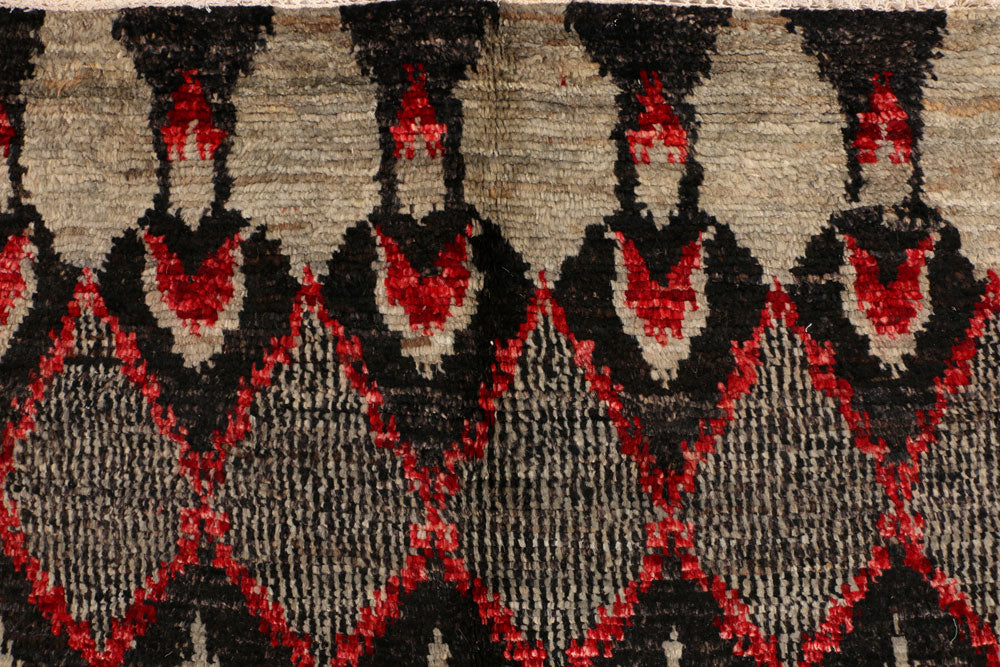 Multi Colored Ikat 5' 11 x 9' - No. 34202 - ALRUG Rug Store