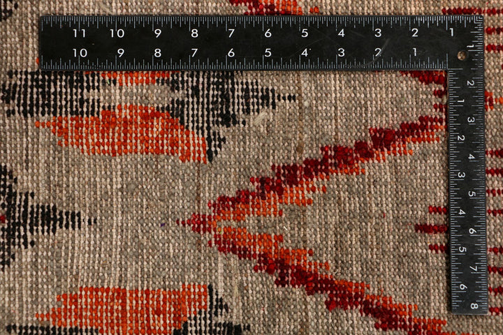 Multi Colored Ikat 5' 11 x 9' - No. 34202 - ALRUG Rug Store