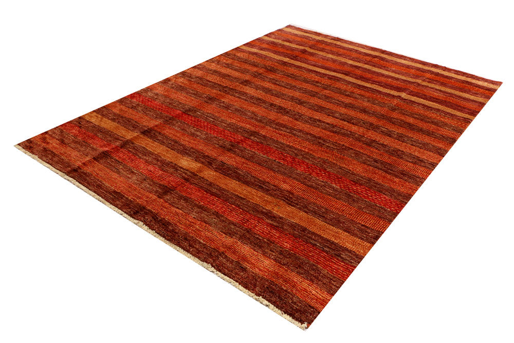Multi Colored Gabbeh 5' 7 x 7' 10 - No. 34203 - ALRUG Rug Store
