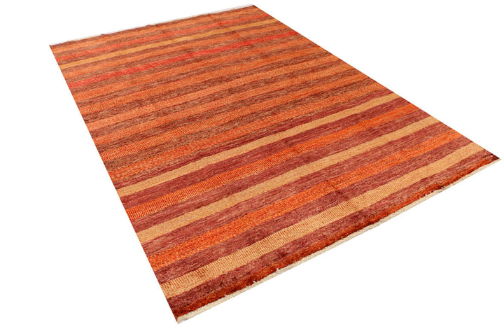 Multi Colored Gabbeh 5' 7 x 7' 10 - No. 34203 - ALRUG Rug Store