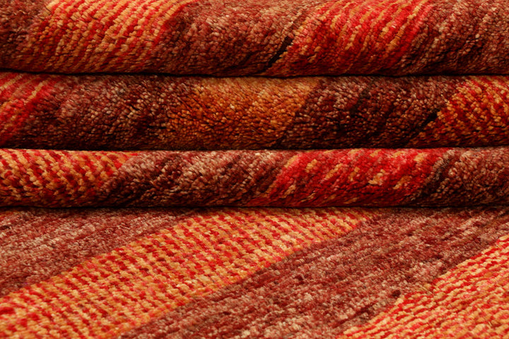 Multi Colored Gabbeh 5' 7 x 7' 10 - No. 34203 - ALRUG Rug Store