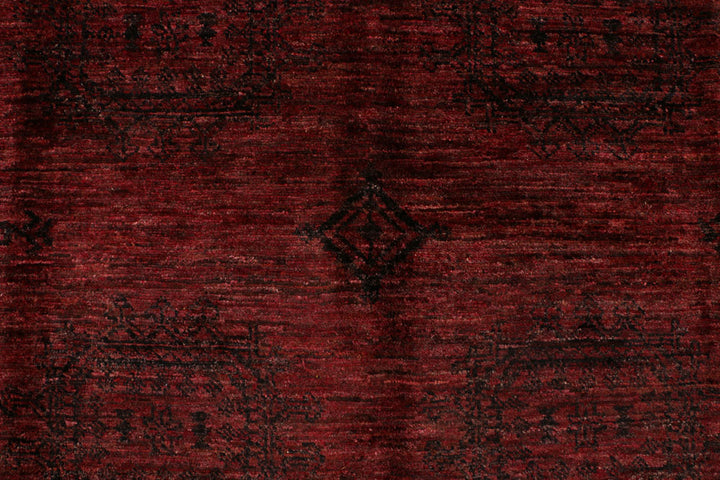 Maroon Gabbeh 5' 7 x 7' 3 - No. 34204 - ALRUG Rug Store