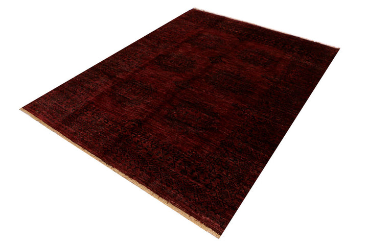 Maroon Gabbeh 5' 7 x 7' 3 - No. 34204 - ALRUG Rug Store