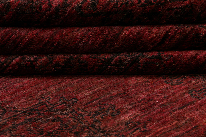 Maroon Gabbeh 5' 7 x 7' 3 - No. 34204 - ALRUG Rug Store