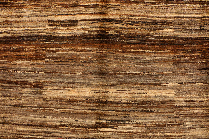 Saddle Brown Gabbeh 5' 2 x 8' 2 - No. 34205 - ALRUG Rug Store