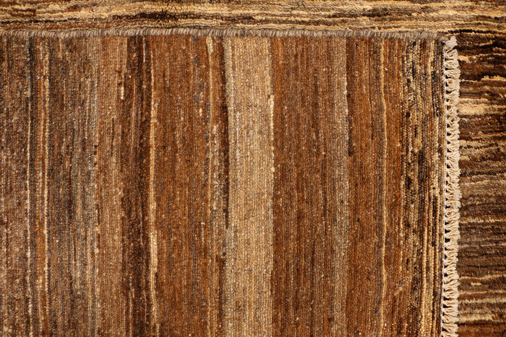 Saddle Brown Gabbeh 5' 2 x 8' 2 - No. 34205 - ALRUG Rug Store