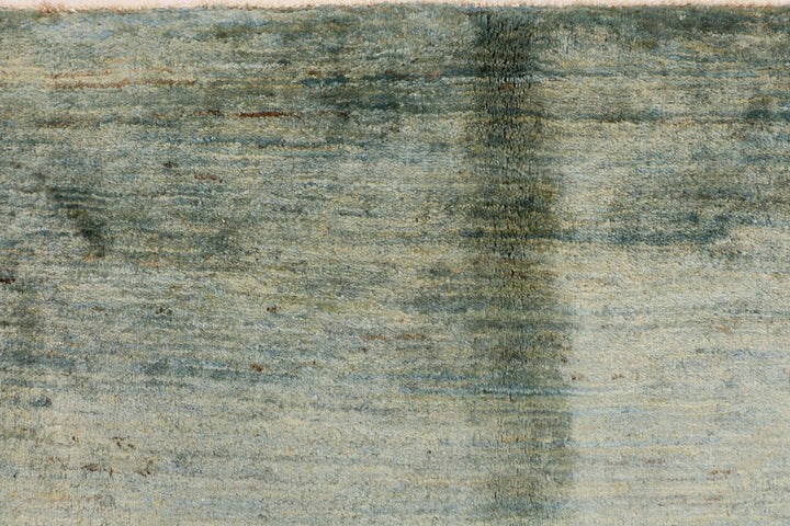 Cadet Blue Gabbeh 6' 9 x 7' 9 - No. 34206 - ALRUG Rug Store