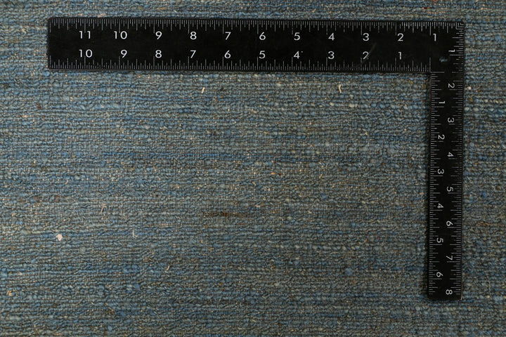Cadet Blue Gabbeh 6' 9 x 7' 9 - No. 34206 - ALRUG Rug Store