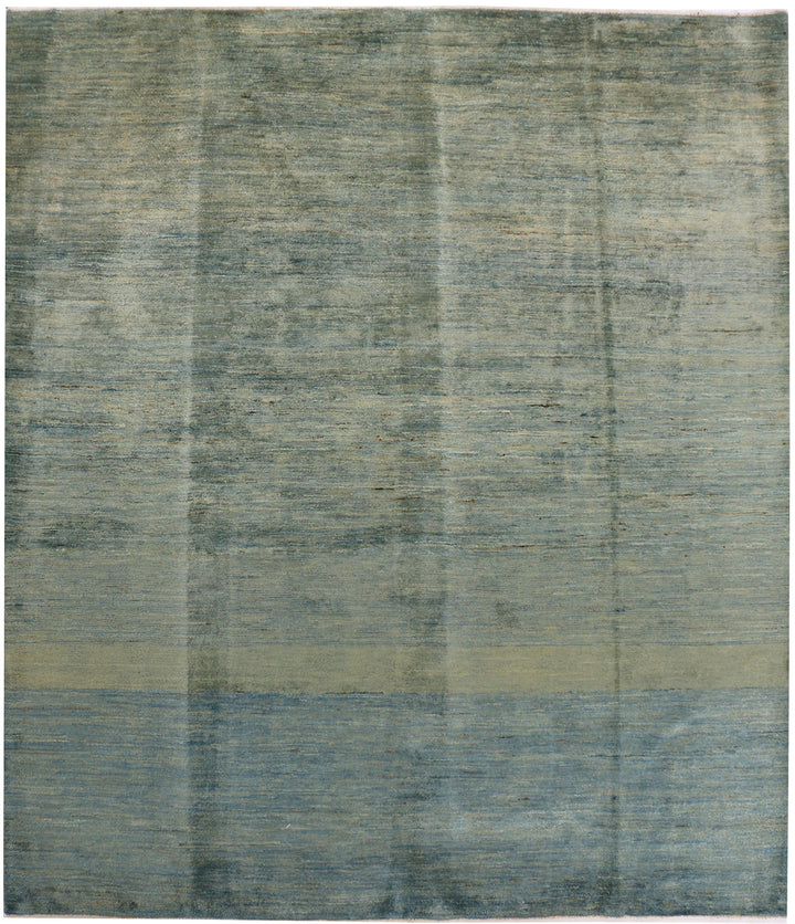 Cadet Blue Gabbeh 6' 9 x 7' 9 - No. 34206 - ALRUG Rug Store