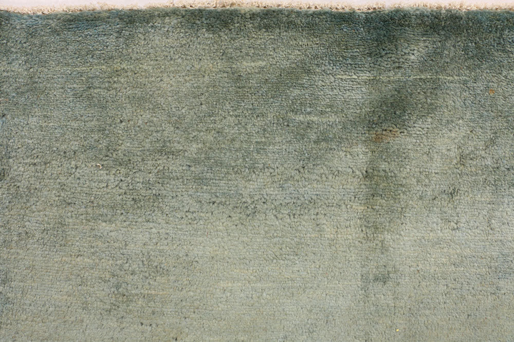 Cadet Blue Gabbeh 5' 8 x 7' 10 - No. 34207 - ALRUG Rug Store