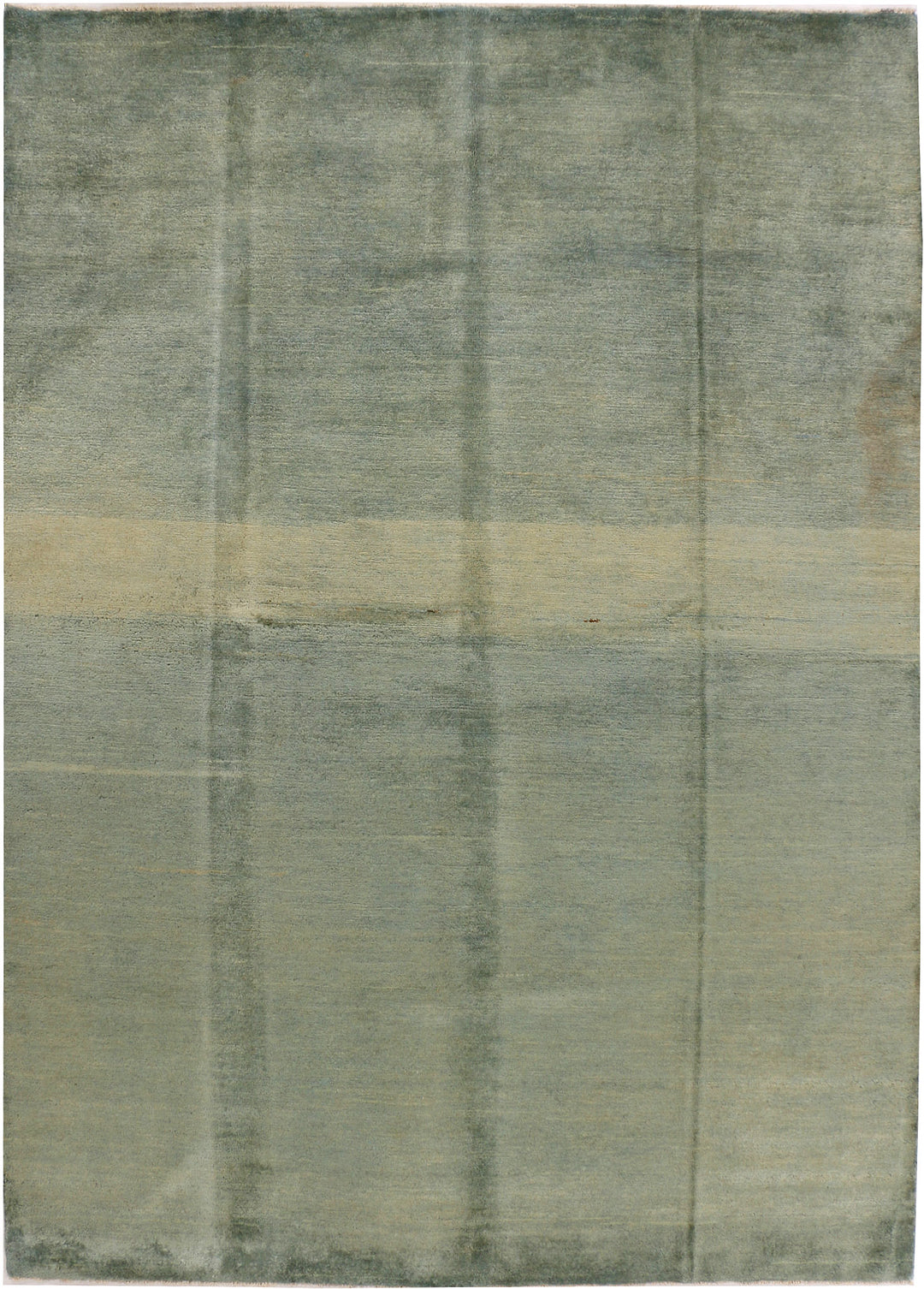 Cadet Blue Gabbeh 5' 8 x 7' 10 - No. 34207 - ALRUG Rug Store