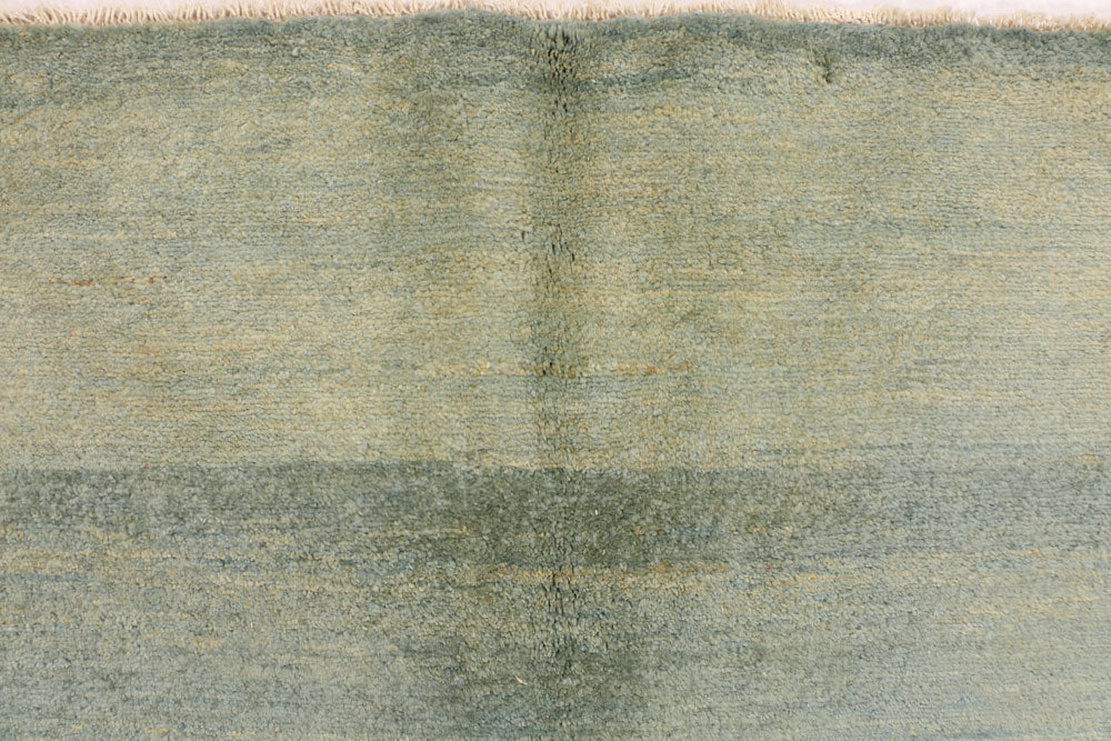 Cadet Blue Gabbeh 6' 7 x 7' 11 - No. 34208 - ALRUG Rug Store