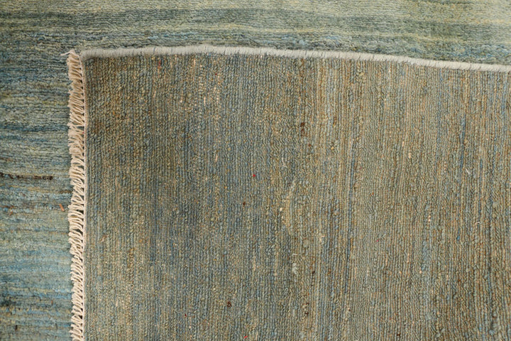 Cadet Blue Gabbeh 6' 7 x 7' 11 - No. 34208 - ALRUG Rug Store