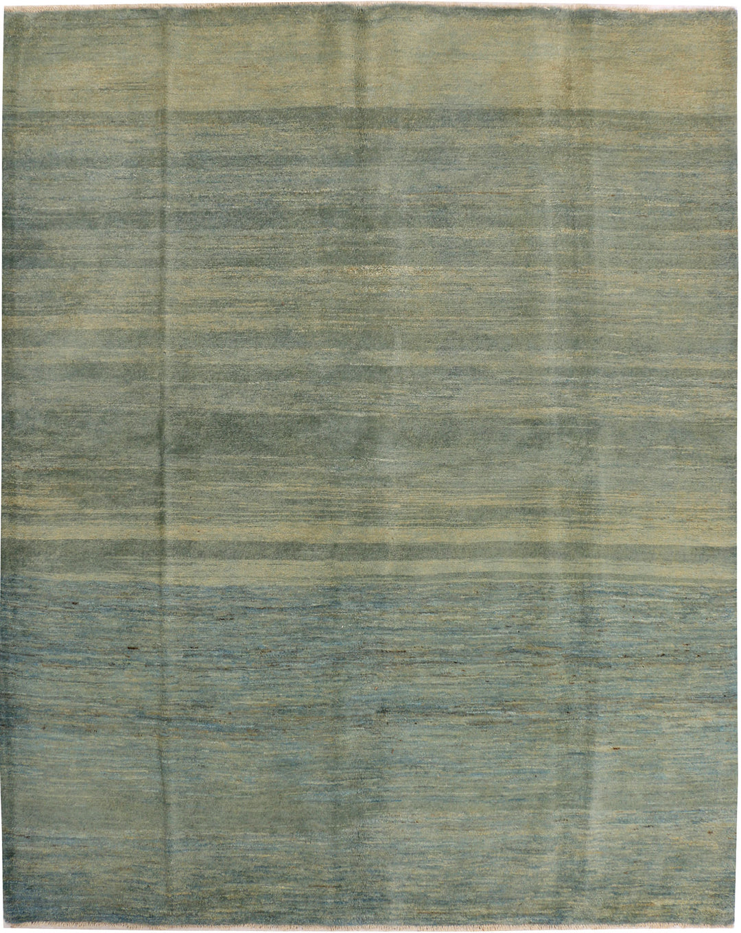 Cadet Blue Gabbeh 6' 7 x 7' 11 - No. 34208 - ALRUG Rug Store