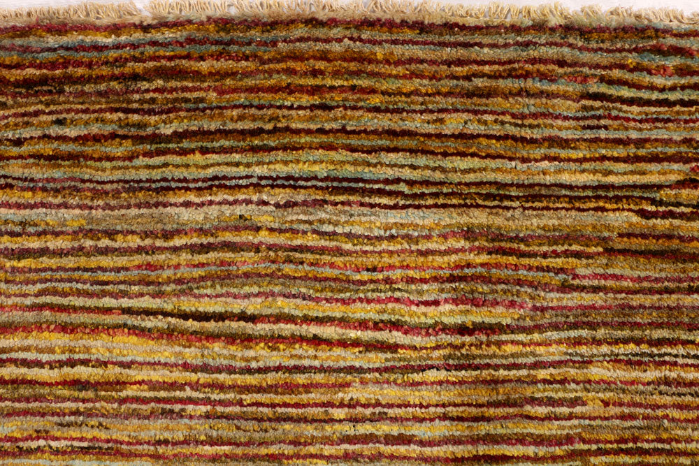 Saddle Brown Gabbeh 5' 5 x 8' 6 - No. 34210 - ALRUG Rug Store