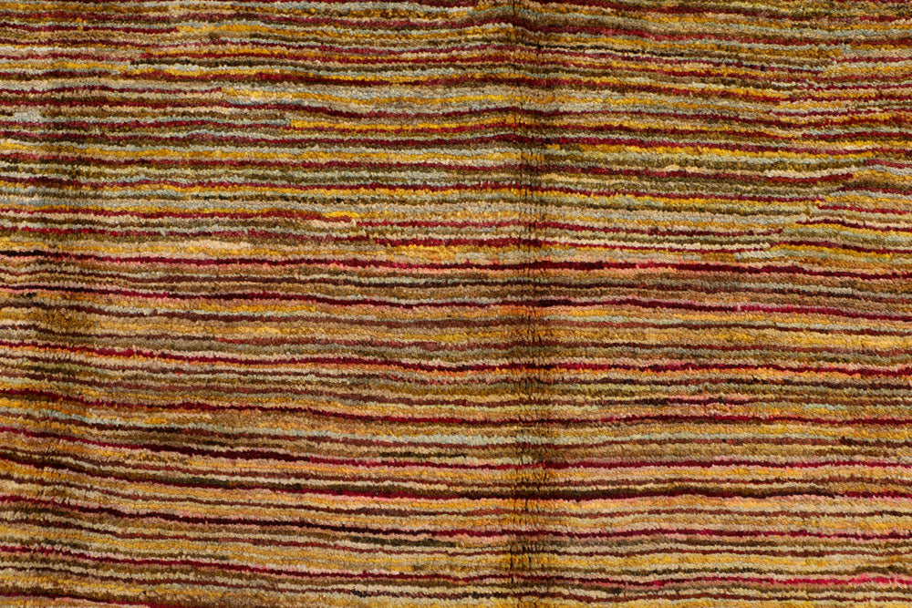 Saddle Brown Gabbeh 5' 5 x 8' 6 - No. 34210 - ALRUG Rug Store