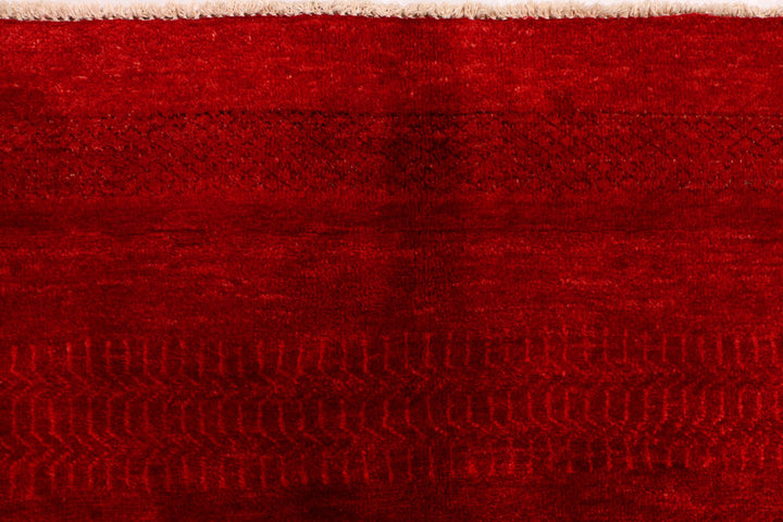 Maroon Gabbeh 6' 5 x 9' 4 - No. 34232 - ALRUG Rug Store