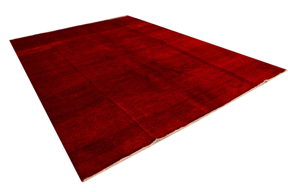 Maroon Gabbeh 6' 5 x 9' 4 - No. 34232 - ALRUG Rug Store