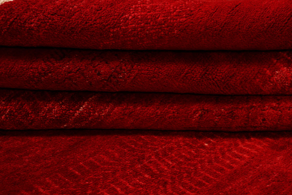 Maroon Gabbeh 6' 5 x 9' 4 - No. 34232 - ALRUG Rug Store