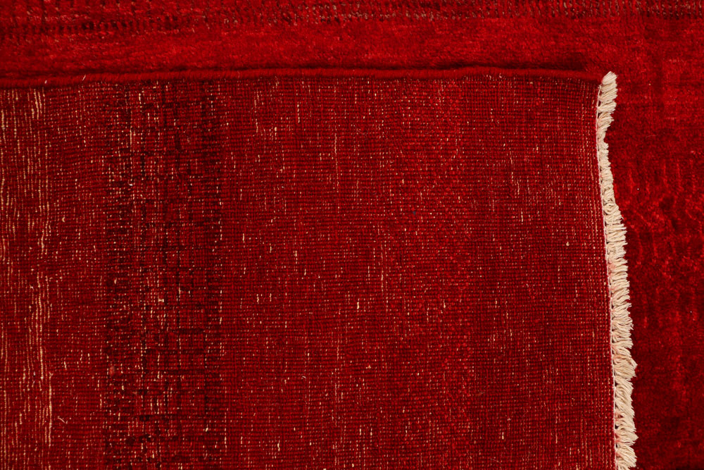Maroon Gabbeh 6' 5 x 9' 4 - No. 34232 - ALRUG Rug Store