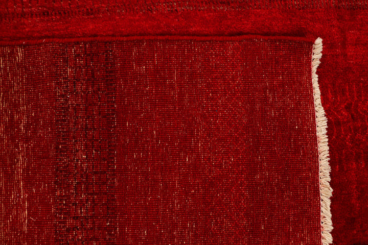 Maroon Gabbeh 6' 5 x 9' 4 - No. 34232 - ALRUG Rug Store
