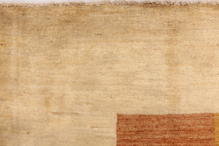 Blanched Almond Gabbeh 6' 9 x 6' 4 - No. 34234 - ALRUG Rug Store