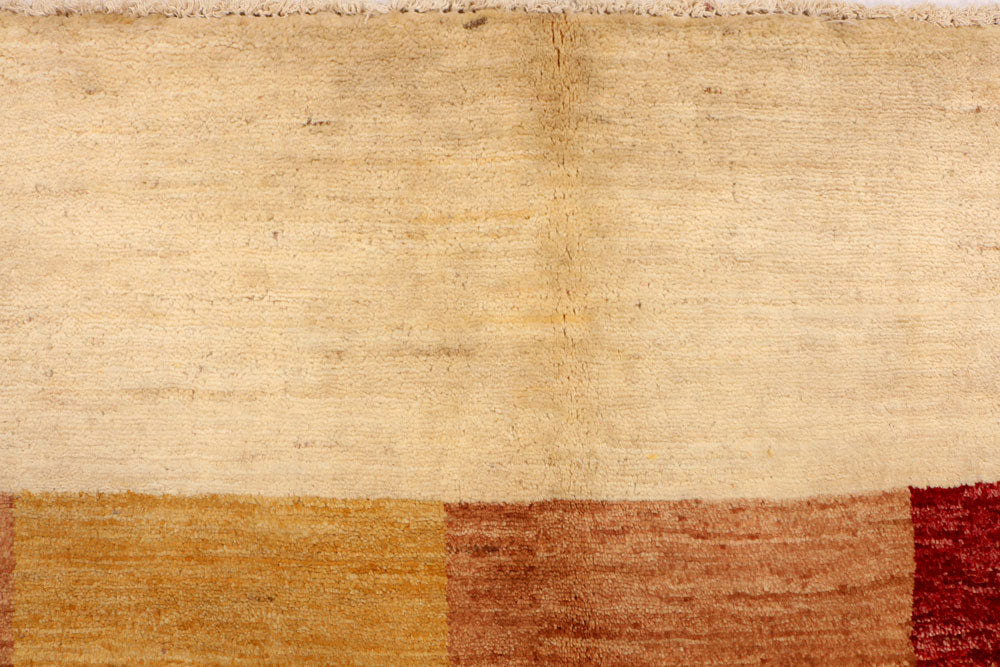 Blanched Almond Gabbeh 6' 9 x 6' 4 - No. 34234 - ALRUG Rug Store