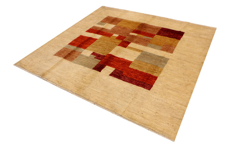 Blanched Almond Gabbeh 6' 9 x 6' 4 - No. 34234 - ALRUG Rug Store