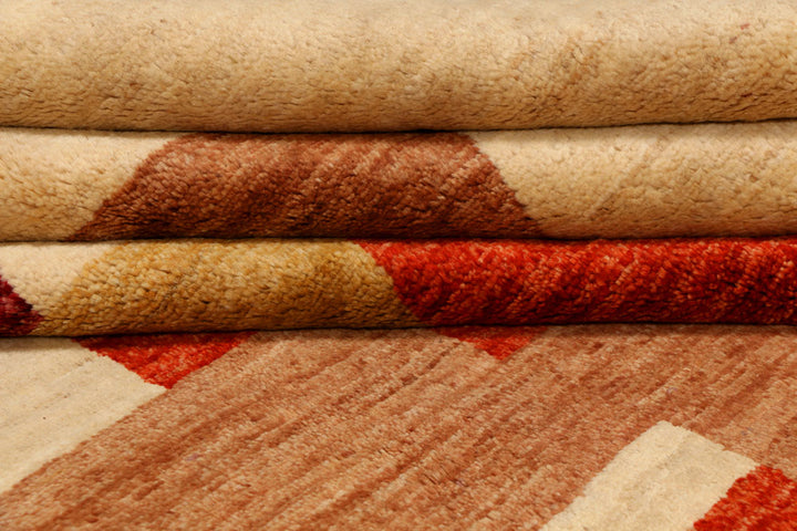 Blanched Almond Gabbeh 6' 9 x 6' 4 - No. 34234 - ALRUG Rug Store